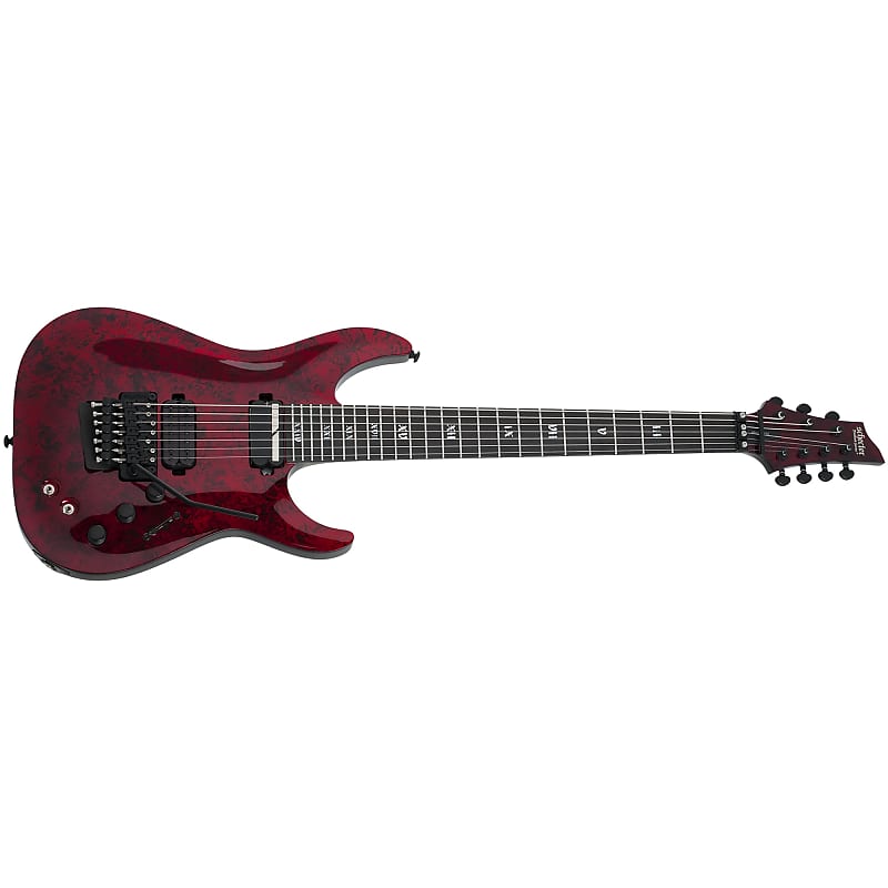 Schecter C-7 FR S Apocalypse Red Reign 7-String Electric Guitar  C7 Sustainiac - BRAND NEW image 1