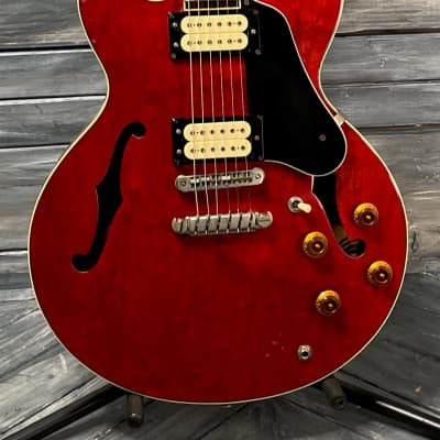 Used Ibanez 1981 MIJ Artist AS-50  Semi Hollow Electric Guitar with Case - Red image 1