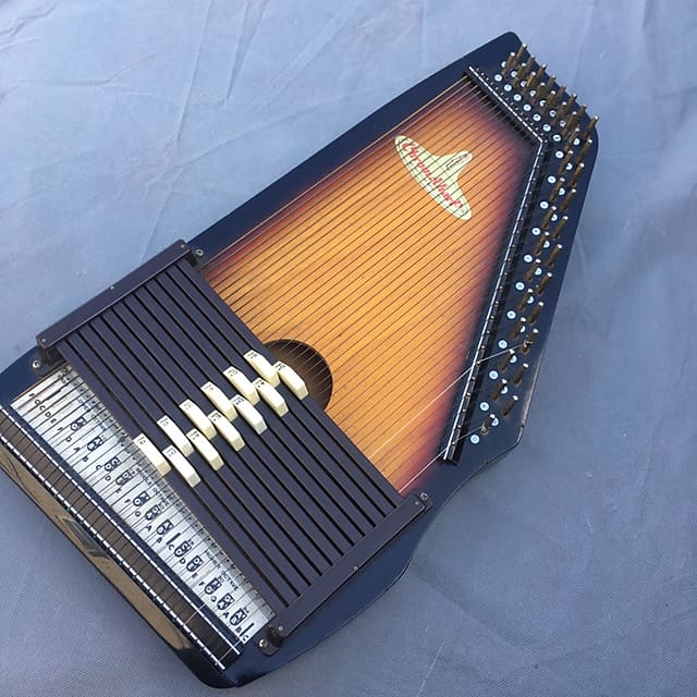 Autoharp 36 String 12 Chord Rhythm Band ChromAharP Reverb