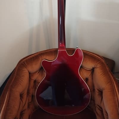 Schecter Diamond Series TS/H-1 Semi-Hollow Electric Guitar - Red Metallic image 2