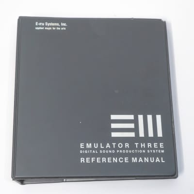 E MU Systems Emulator III 61-Key 16-Voice Sampler Workstation w/ Manual + Disks e-mu EMU image 11