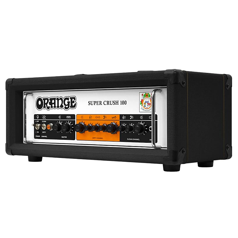 Orange Super Crush 100 Head Black image 1