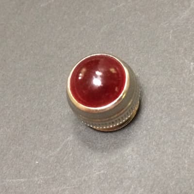 Vintage Smooth Glass Amplifier Jewel Lens, RED, Fits Fender and Other Amplifiers image 4