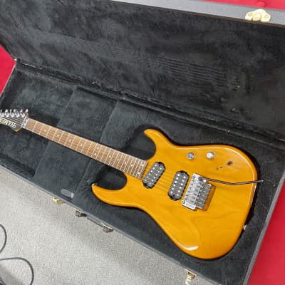 Hamer USA Diablo Electric Guitar 1990's - Transparent Amber image 1