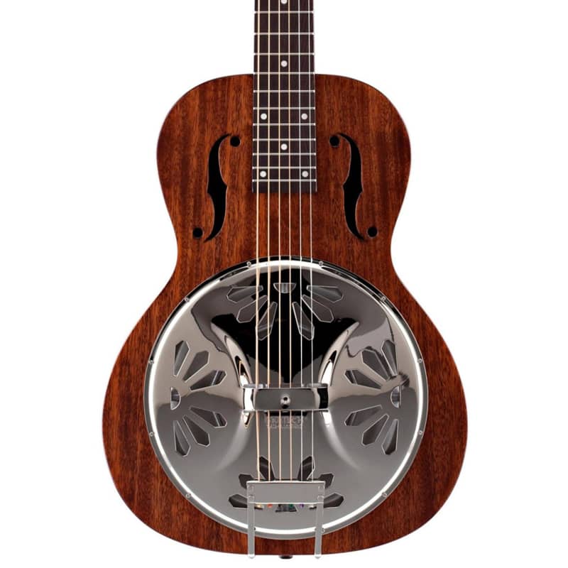 Tyler Mountain Round Neck Resonator Guitar Flamed Maple Vintage Sunburst |  Reverb