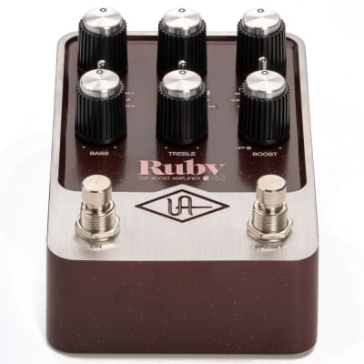 UNIVERSAL AUDIO UAFX RUBY Authentic Re-creation of '63 Top Boost Amplifier Modeling Stompbox image 3