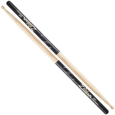 Zildjian Z7AD Dip Series 7A Wood Tip Drum Sticks Natural / Black image 1
