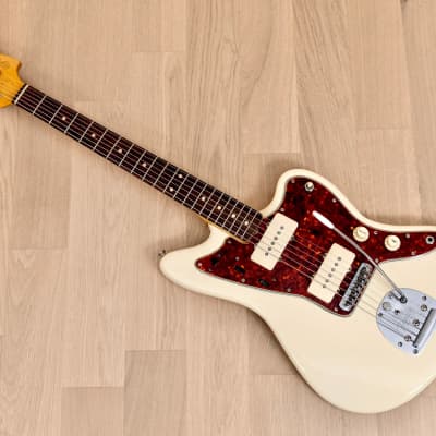 1959 Fender Jazzmaster Vintage Pre-CBS Offset Electric Guitar Olympic White w/ Case image 11