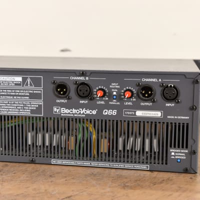 Electro-Voice (EV) Q66 Two-Channel Power Amplifier (church