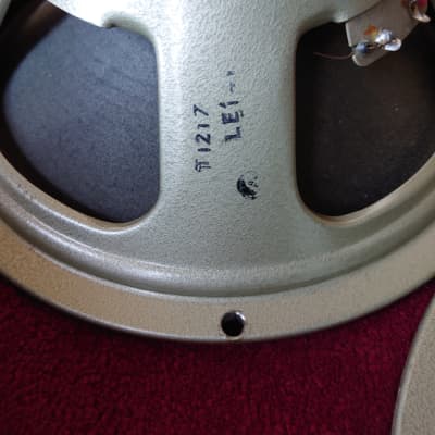 Celestion Matching Quad Celestion G12 H Greenback Pulsonic cones 16ohm 30 watt 1972 image 6