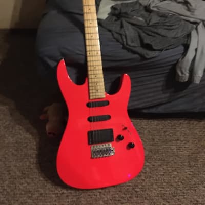 Aria Pro II SL-ST-3 1988 Fluorescent Orange (Road Flare Red