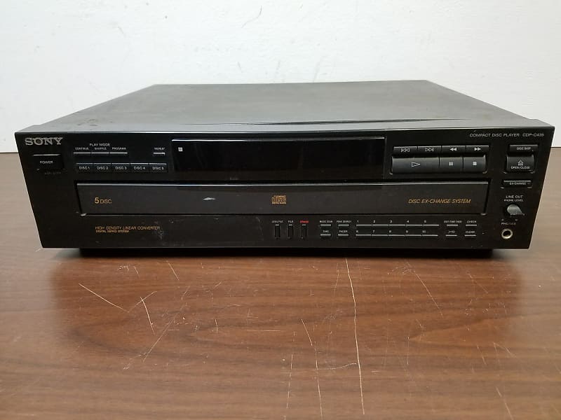 Vintage Sony CDP-C435 CD Player For Repair / Will Part Out imagen 1