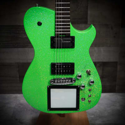 Cort Manson Alien Sparkle Electric Guitar w/Sustainiac and XY Pad image 6