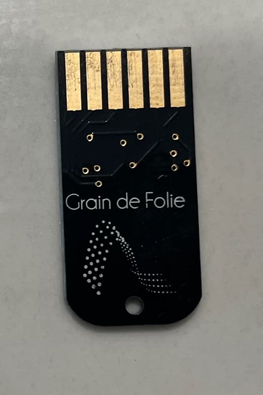 Tiptop Audio Grain De Folie Granular Sampler DSP Card 2010s - Black image 1
