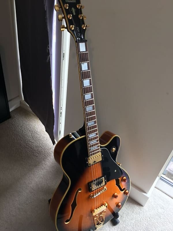 Hohner SE400 Hollow Body Semi Acoustic electric guitar Reverb