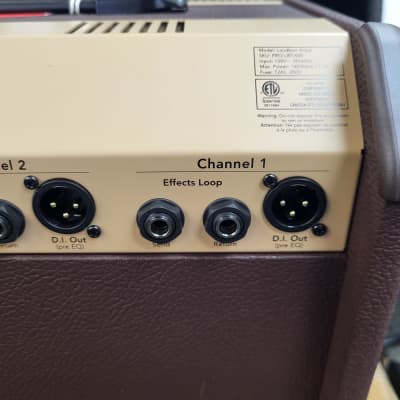 Fishman PRO-LBT-600 Loudbox Artist with Bluetooth 2-Channel 120-Watt 1x8" Acoustic Guitar Amp - Brown image 10
