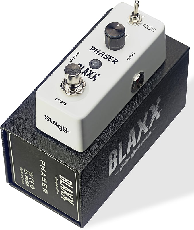 BLAXX 2-Mode Phaser Pedal for Electric Guitar image 1
