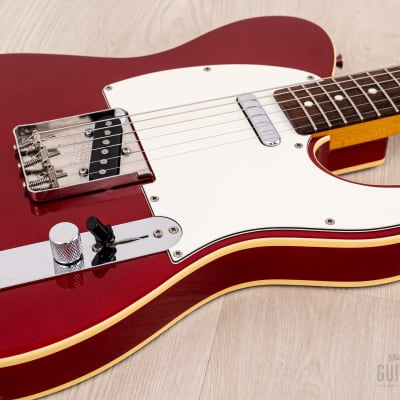 1990 Fender Telecaster Custom '62 Vintage Reissue TL62B-650 Candy Apple Red Near-Mint, Japan MIJ Fujigen image 6