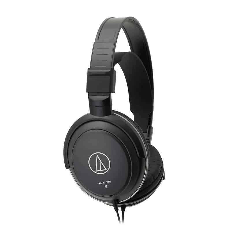 Audio-Technica ATH-AVC200 SonicPro Over-Ear Closed-Back Dynamic Headphones - 1/8&quot;, Black  			