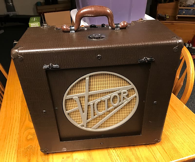 Vintage Victor Speaker Guitar Amp Combo Reverb