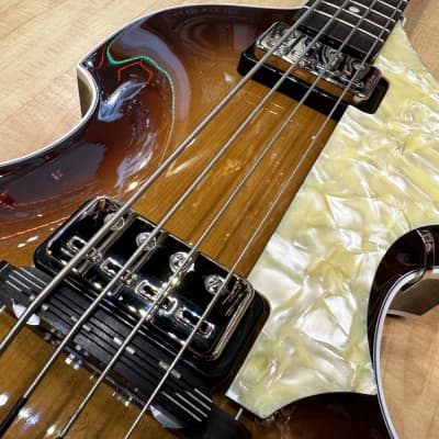 Hofner Violin Beatle Bass '63 Limited Edition 60th Anniversary Edition 2023 - Dark Sunburst image 8