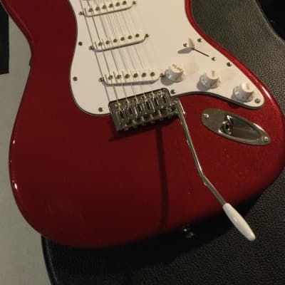 SX Stratocaster custom handmade standard series Metallic red image 2