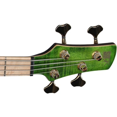 Ibanez SR4FMDX Premium 4-String Bass w/ Nordstrand Pickups - Emerald Green image 8