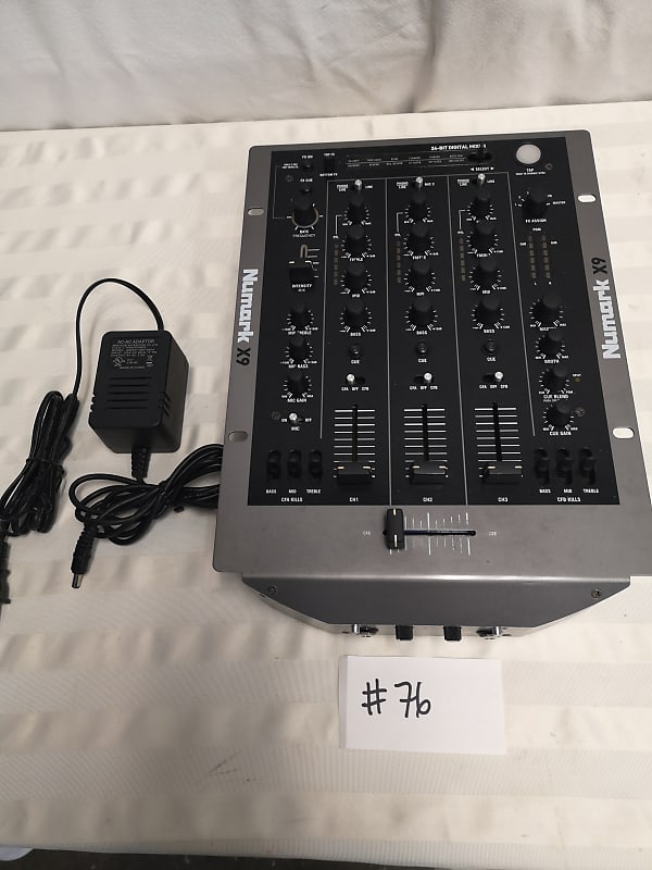 Numark X9 DJ MIXER 2010 Black Reverb