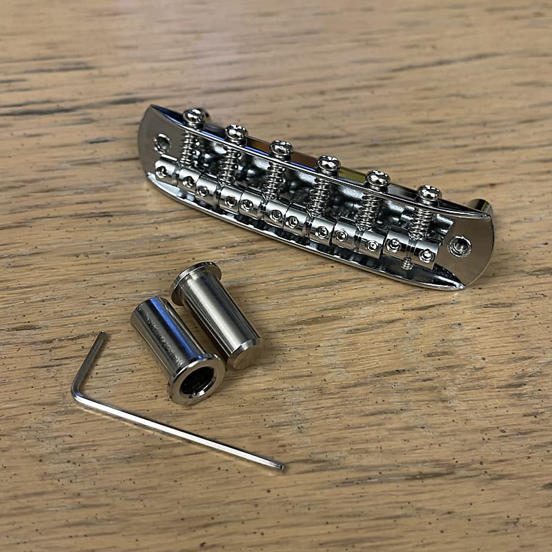 Fender CME Player Jazzmaster Jaguar Bridge & Thimbles Chrome Reverb