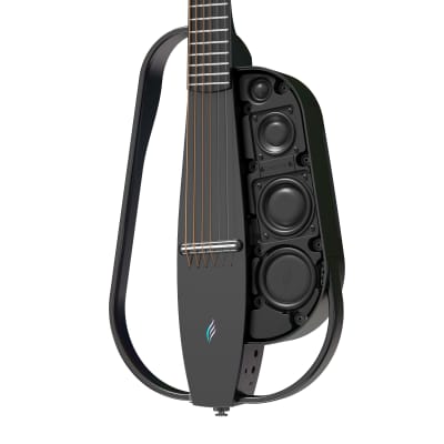 Enya 2023 NEXG 2 Black All-in-One Smart Audio Loop Guitar with Case and Wireless Pedal (Basic Package) image 2
