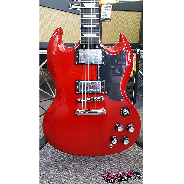 Tokai Legacy Series SG Double Cutaway Electric Guitar in Red