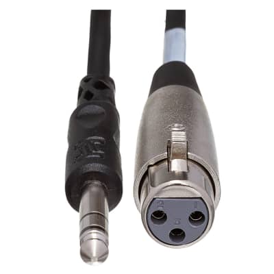 HOSA STX-110F Balanced Interconnect XLR3F to 1/4 in TRS (10 ft) image 1