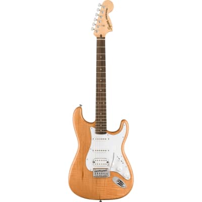 Squier Affinity Series Stratocaster HSS Electric Guitar - Natural image 1