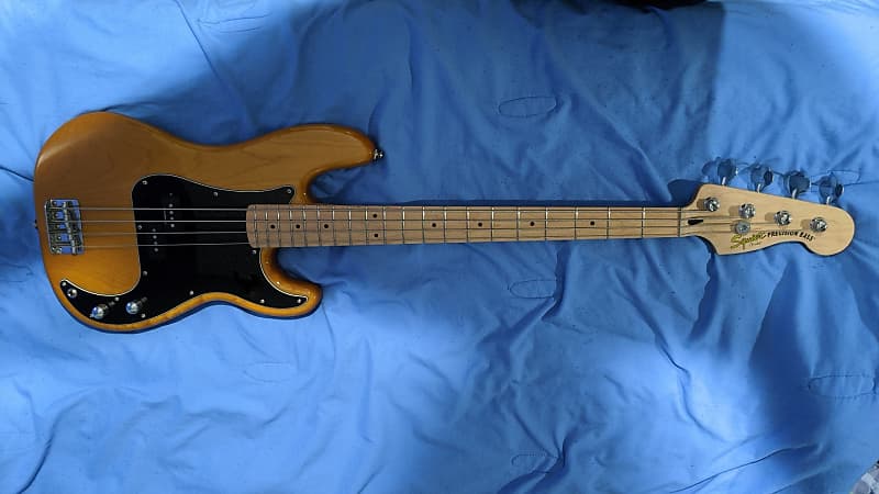 Fender Squier Precision Bass  Natural image 1