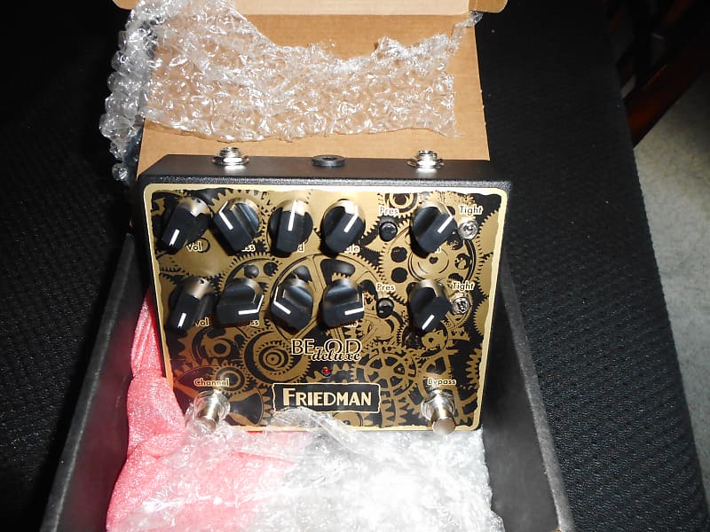 Friedman BE-OD Deluxe Dual Overdrive Pedal - Clockworks