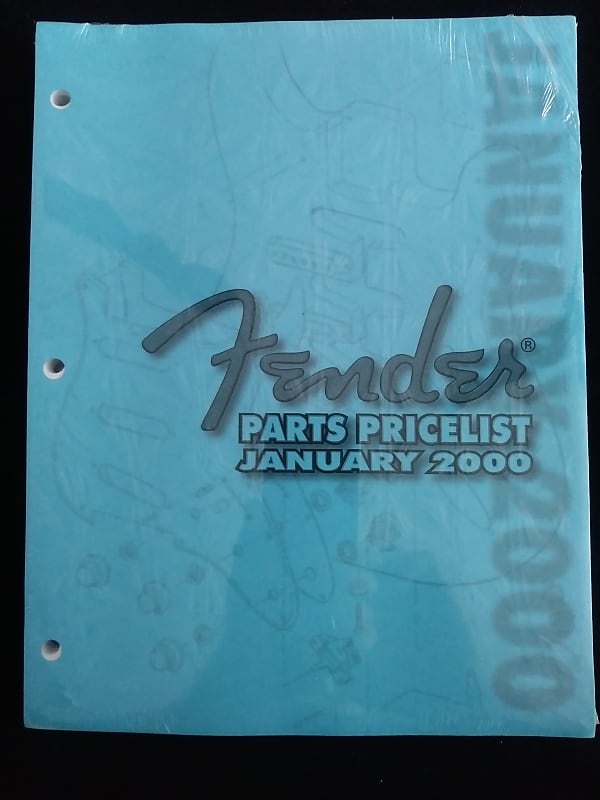 Fender Parts List 2000 | Reverb