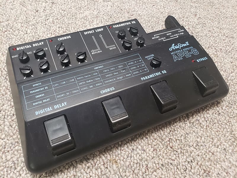 AriaProII APE-6 アリアプロ マルチエフェクター  ギター AriaProII APE-6 アリアプロ マルチエフェクター ギター - メルカリ