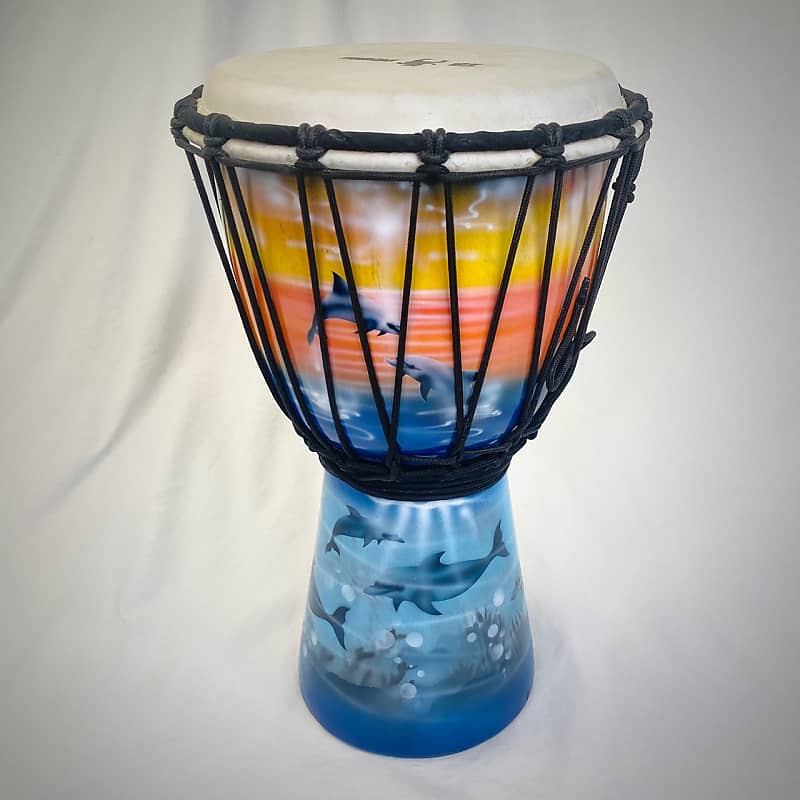 OPEN BOX SALE X8 Drums Vintage Dolphin Sunset Djembe Reverb