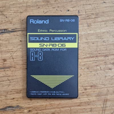 Roland SN-R8-06 Ethnic Percussion 1990s - Black