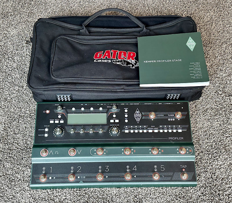 Kemper Stage Profiler, Gator Carrying Case, Original Manual and