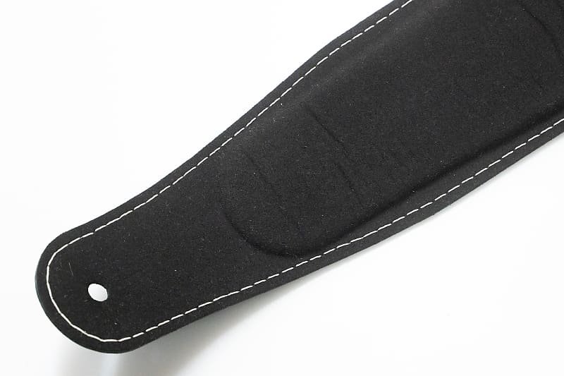 【new】Warwick / Teambuilt Genuine Leather Bass Strap Black Blind  Embossing【GIB Yokohama】