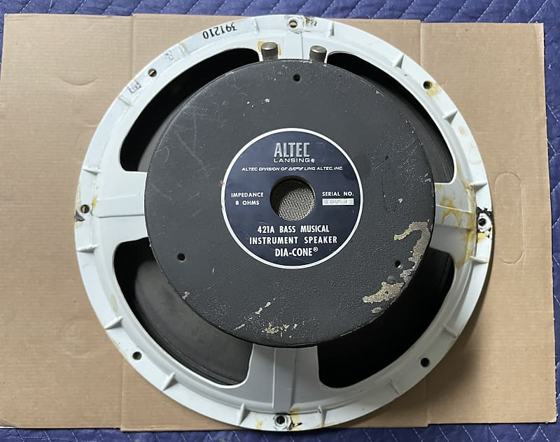 Altec Lansing 421A Bass Speaker Circa 1970 Reverb