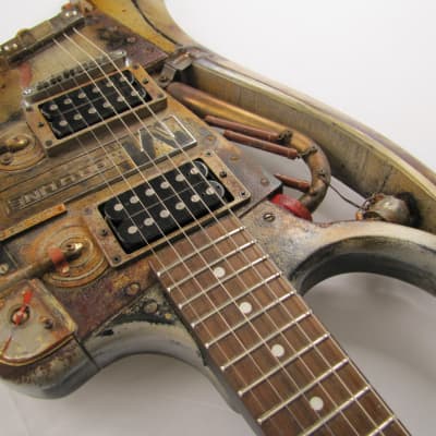 Tony Cochran Guitars Custom #11 "MOD-U-LINE" electric guitar -  Distressed Multimedia image 11