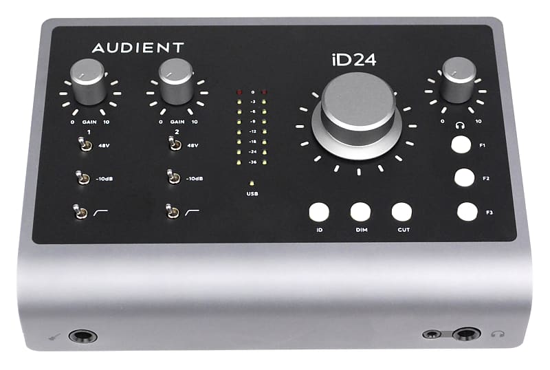 10in/14out　Audio　(O-0616)　iD24　Interface　USB-C　Audient　Reverb