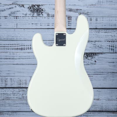 Squier Affinity Precision Jazz Bass Guitar | Olympic White image 2