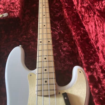 Fender American Original '50s Precision Bass with Maple Fretboard 2018 - 2019 - White Blonde image 7