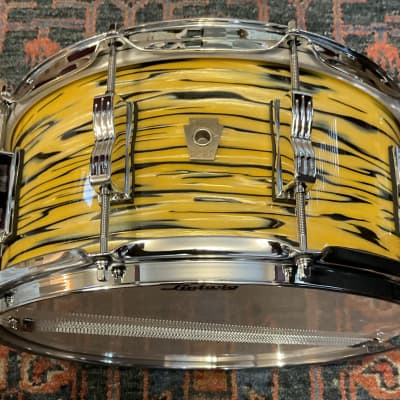 (MINT) Ludwig Classic Maple Snare Drum 14x6.5” Lemon Oyster - LS403XXA2 image 1