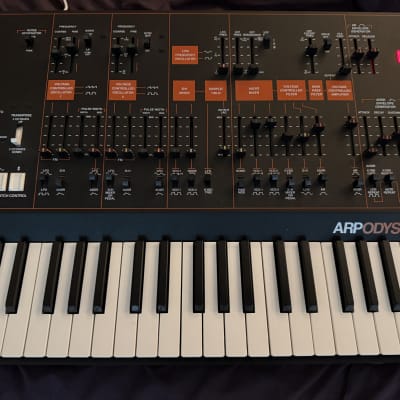 Korg ARP Odyssey Rev3 37-Slim Key Duophonic Analog Synthesizer 2015 - Present - Black/Orange