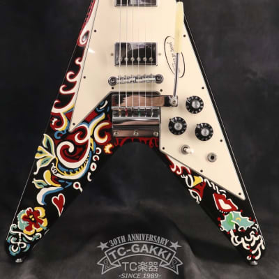 Gibson Custom Shop 2006 INSPIRED BY Jimi Hendrix Psychedelic Flying V for sale