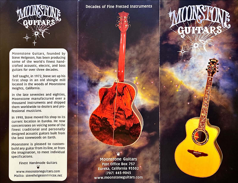 Vintage Mint Moonstone Vulcan Deluxe 1979 Natural Burl Maple